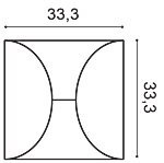 3D Панель W107 CIRCLE OracDecor