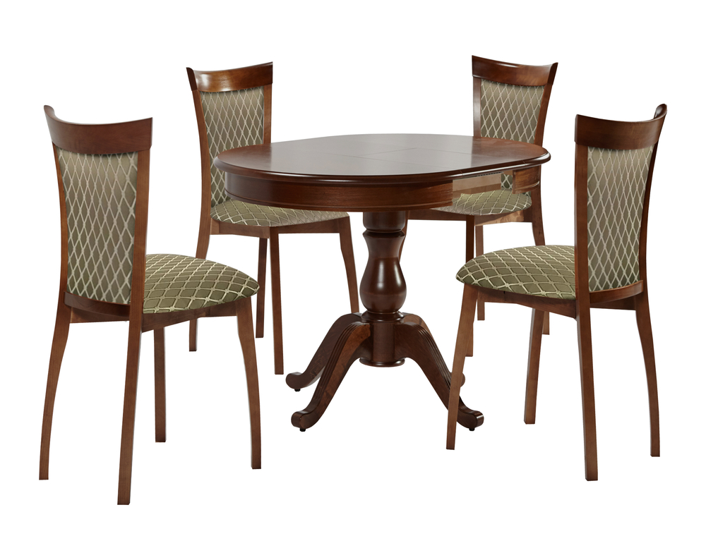 Обеденная группа Аврора Тулон темный орех (100326, 100129)