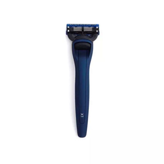 Набор Bolin Webb X1, бритва X1 матовая синяя, подставка X1 матовая синяя