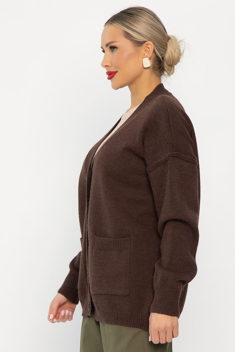 Кардиган Абелия (шоколад) Б14234-20М LT Collection