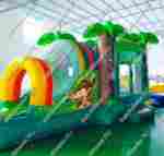 Коммерческий надувной батут "Радужные джунгли", 5*3*3 м