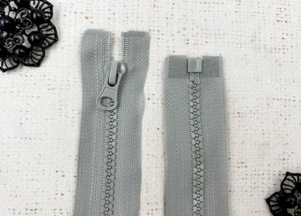 Молния трактор T5 замок усил.зв., L 70 см, светло-серый