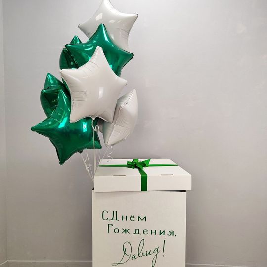 Box  бело-зелёный