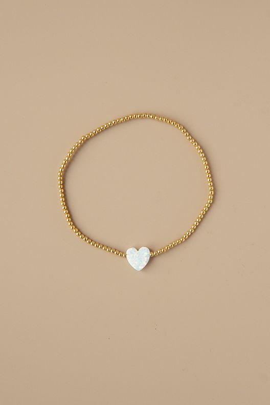 Браслет WHITE SERDCE / Opal Magic