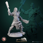 Орк Полуорк Воин Паладин Варвар Файтер Рыцарь миниатюра для dnd, днд, pathfinder, фентези, Настольная игра, НРИ, Варгейм, РПГ