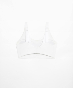 Oysho Спортивный бюстгальтер с высокой степенью поддержки, белый