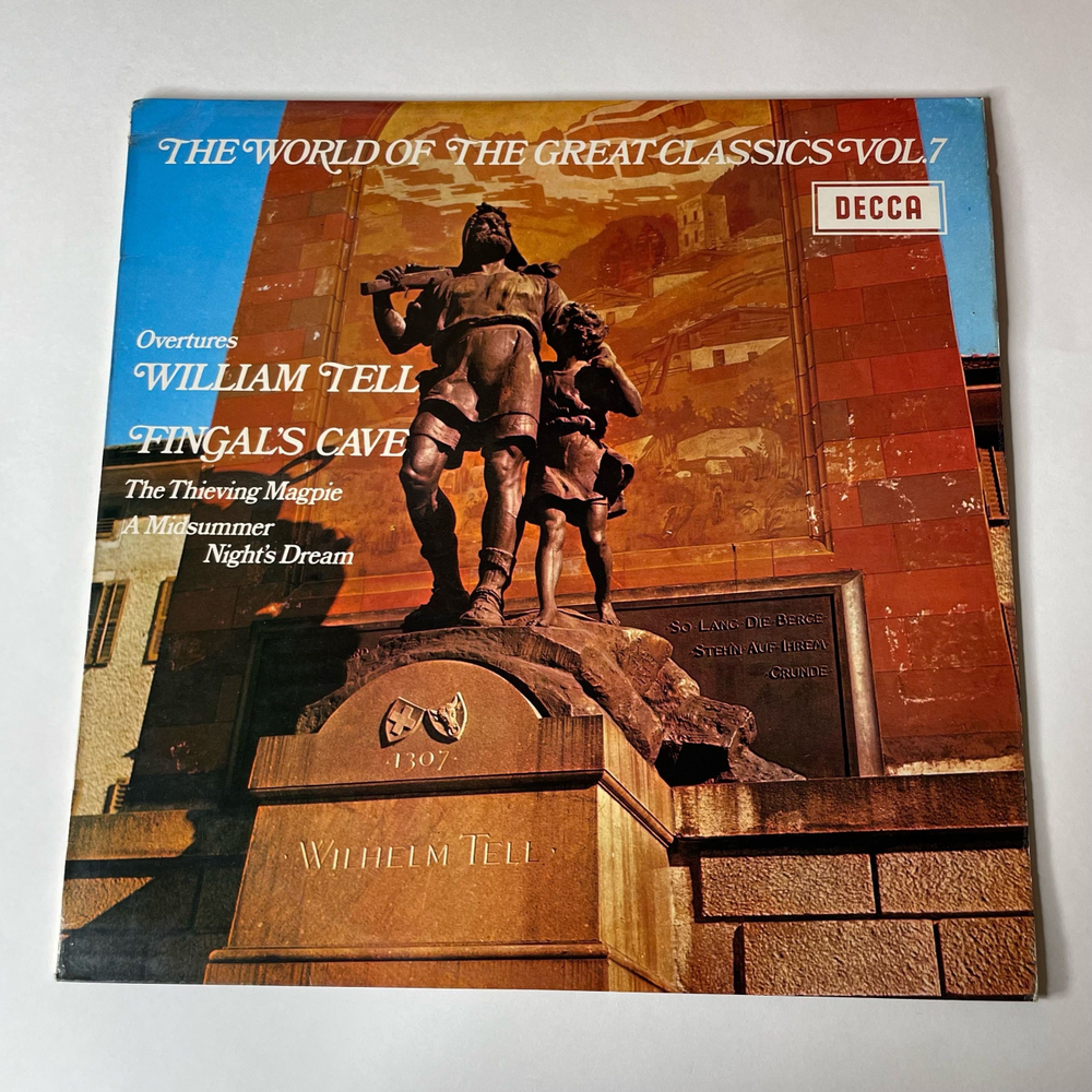 Винтажная виниловая пластинка LP London Symphony Orchestra, Paris Conservatoire, Peter Maag, The World Of The Great Classics Vol.7 (Англия 1970)