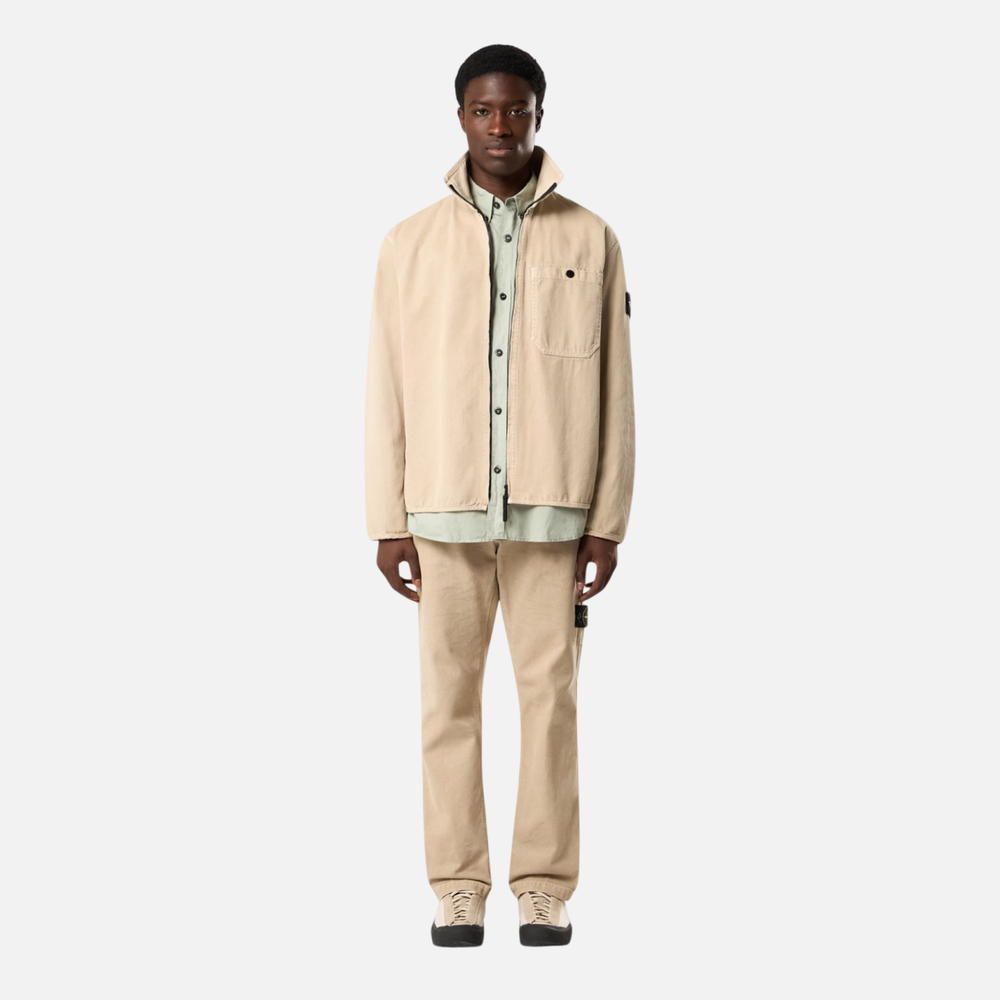 Куртка-рубашка Organic Panama Cotton Old Effect Zip-Up