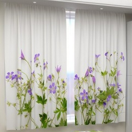 Фотошторы для кухни "РД. ПРИРОДНАЯ ЛУЖАЙКА", Россия.