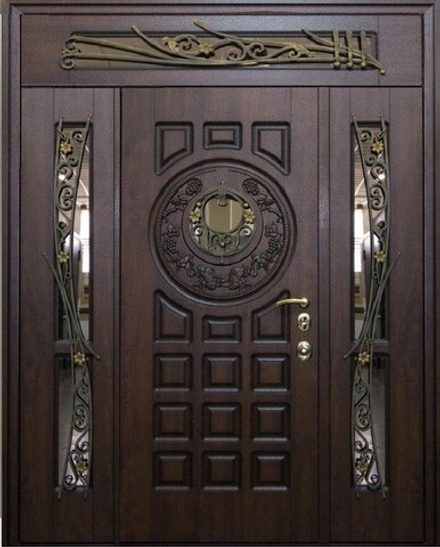 Двупольная входная дверь Каприз ( Любой размер )