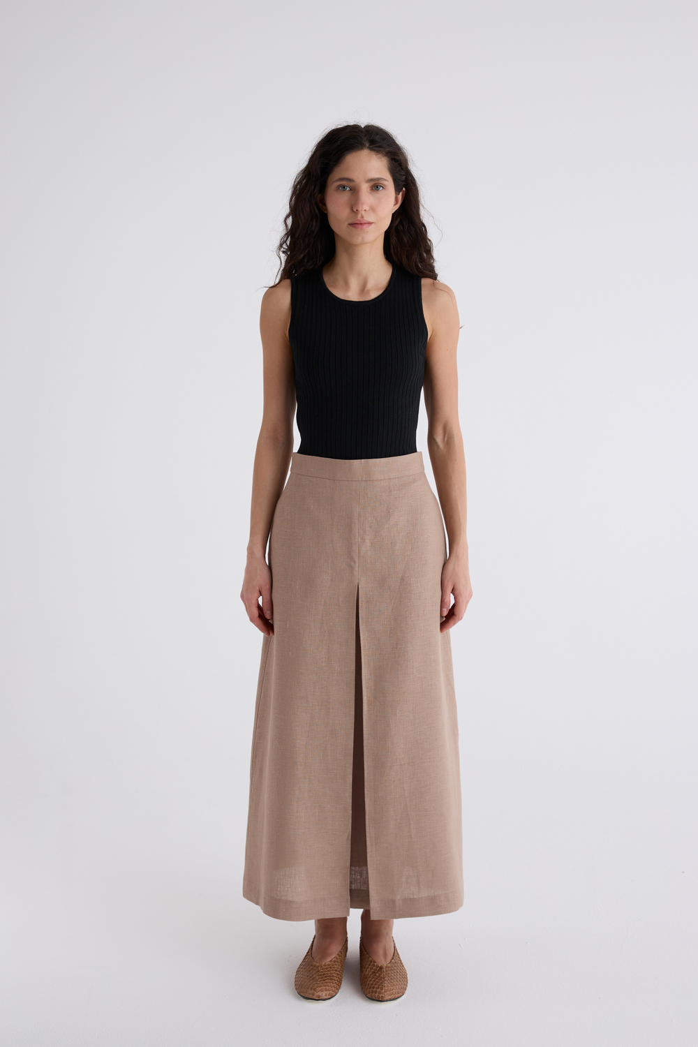 Юбка Миди изо льна 100%