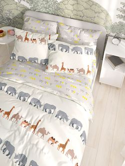 Постельное белье Сказка "Саванна/Саванна (компаньон)" 1,5-сп Наволочка 50х70 см 1 шт Простынь на резинке 90х200 см Пододеяльник 145х215 см, перкаль