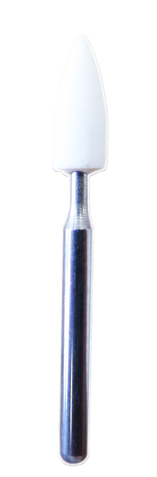 Камни абразивные для композитов 660.FG.025.ARK , "Арканзас" белые, 1 шт. Форма: пуля, JOTA, Швейцари