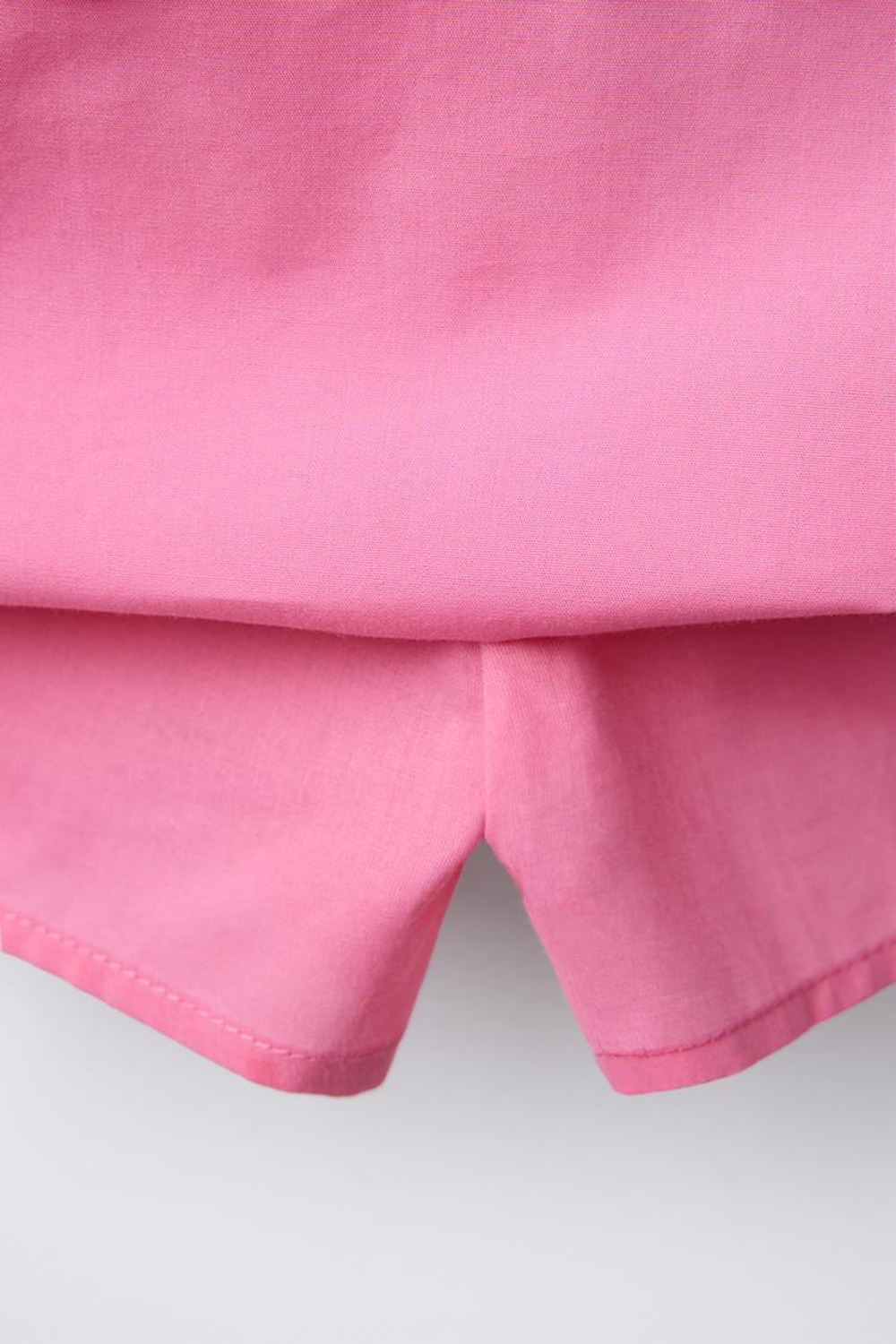 ZARA ЮБКА-ШОРТЫ С ЦВЕТОЧНЫМ ПРИНТОМ, РОЗОВЫЙ