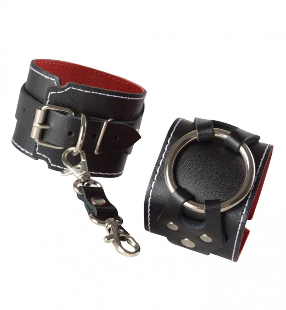 Наручники Sitabella чёрные кожа