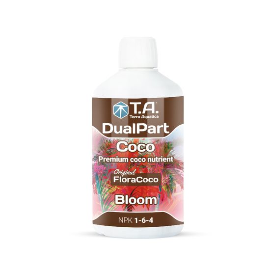 Удобрение минеральное для кокосового субстрата и цветения Terra Aquatica DualPart Coco Bloom 0,5 л