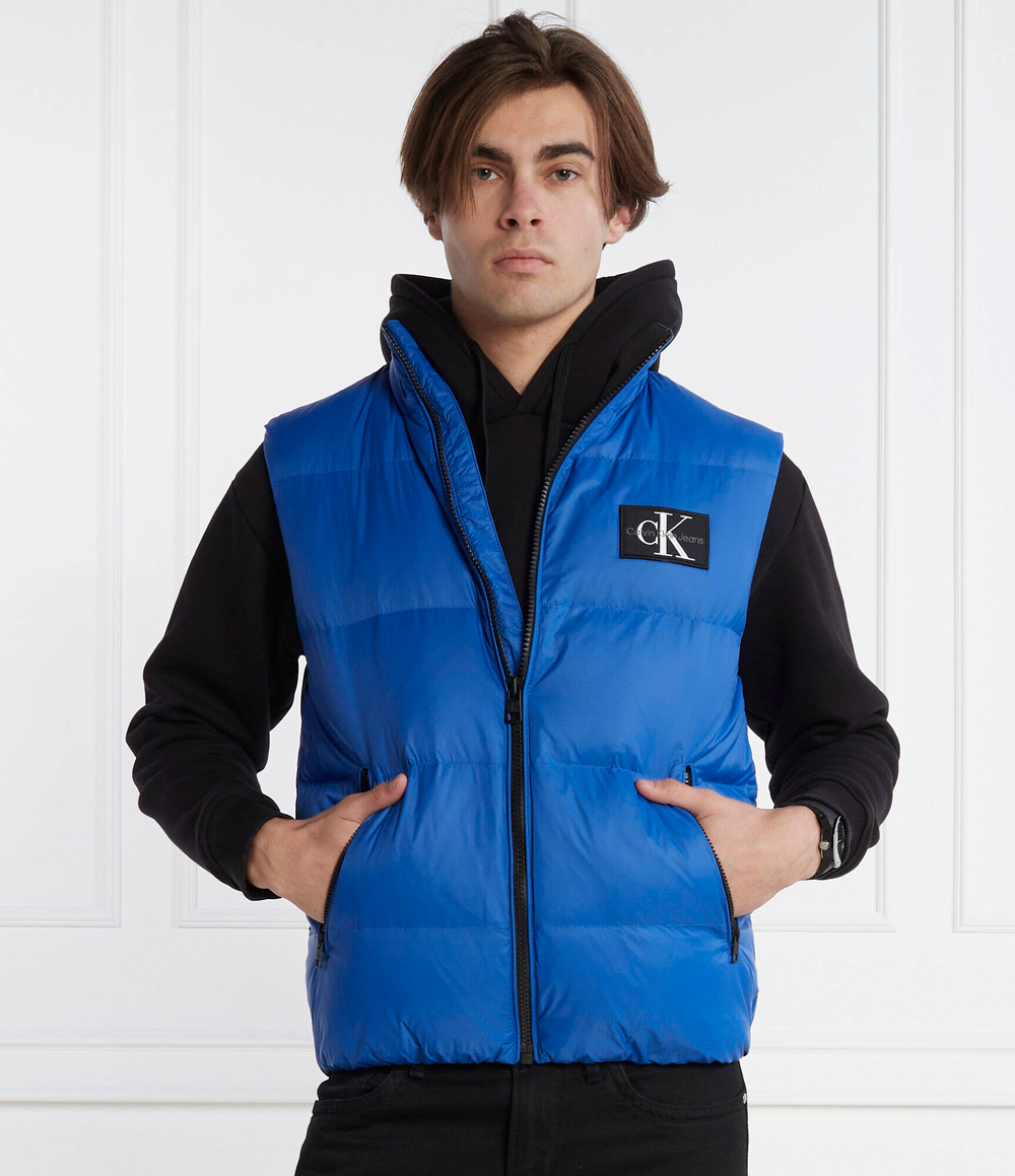Пуховая безрукавка CALVIN KLEIN JEANS - темно-голубой(J30J323473)