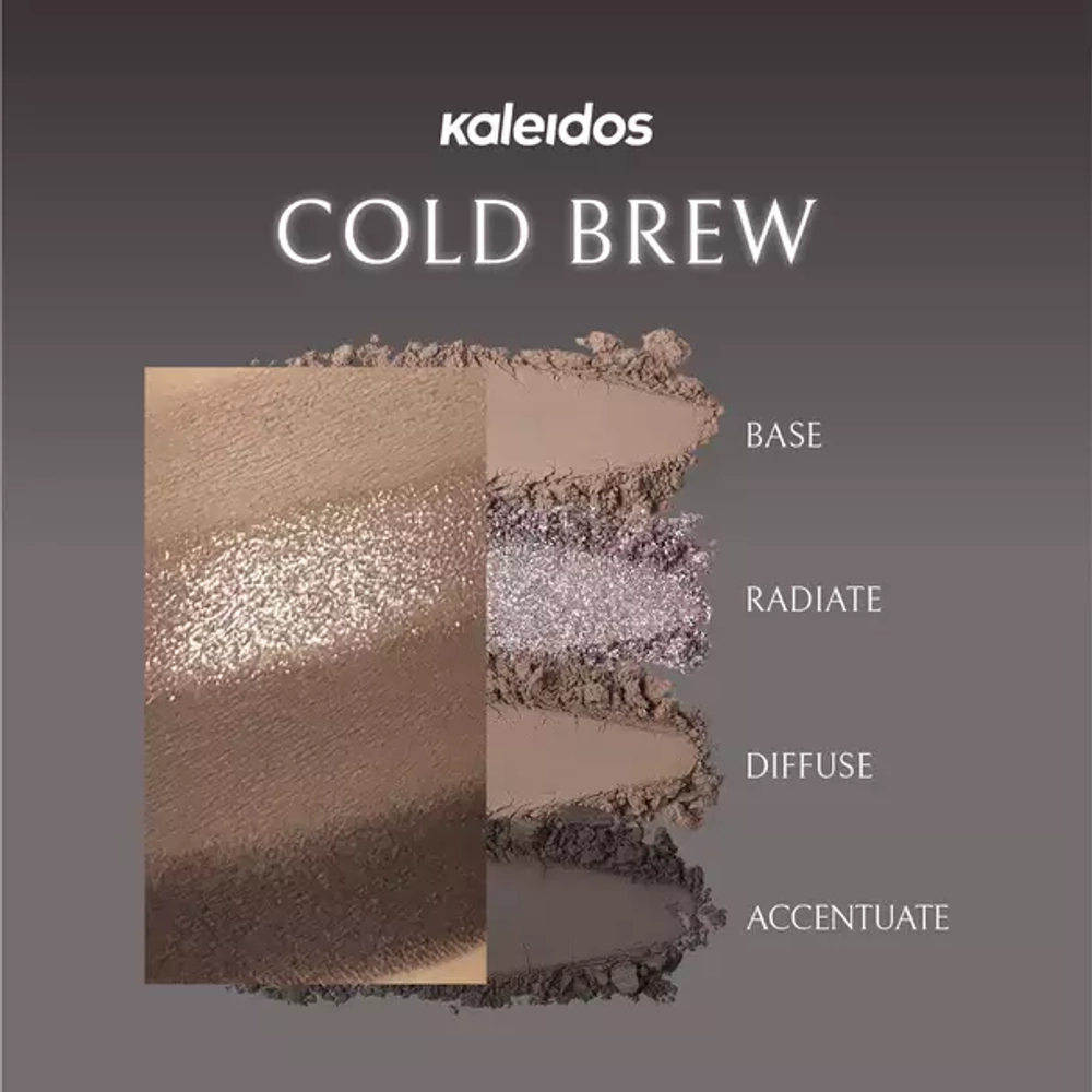 Kaleidos MakeUp Cold Brew Eyeshadow Quad