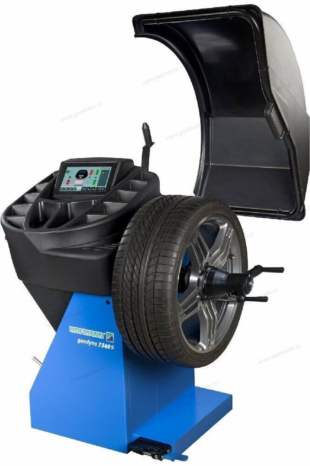 Балансировочный станок Hofmann c маленьким touchscreen Geodyna 7340S