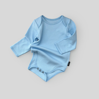Боди с длинным рукавом (голубая лапша)