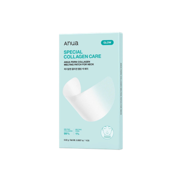 ANUA Набор тающих патчей для шеи PDRN Collagen Melting Patch For Glass Skin, 4 шт