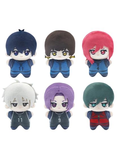 Фигурка-сюрприз плюшевый брелок Синяя Тюрьма: Блю Лок Blue Lock Blind Box 12см