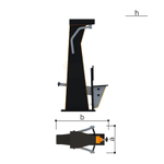 Уличный тренажер «Разведение рук» Romana 207.46.10