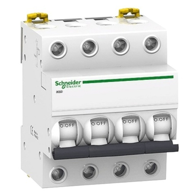 Автоматический выключатель Schneider Electric Acti 9 iK60N 4П 25A 6кА C (автомат электрический) A9K24425