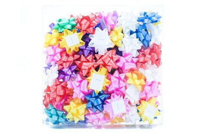 Бантики 100шт 4см 6 цветов кор