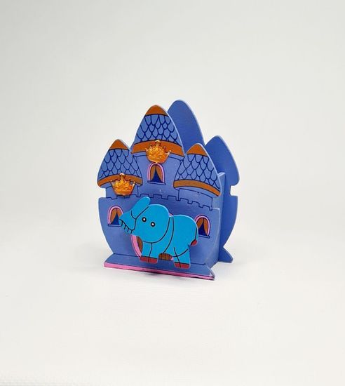 Подставка для ручек из дерева, замок