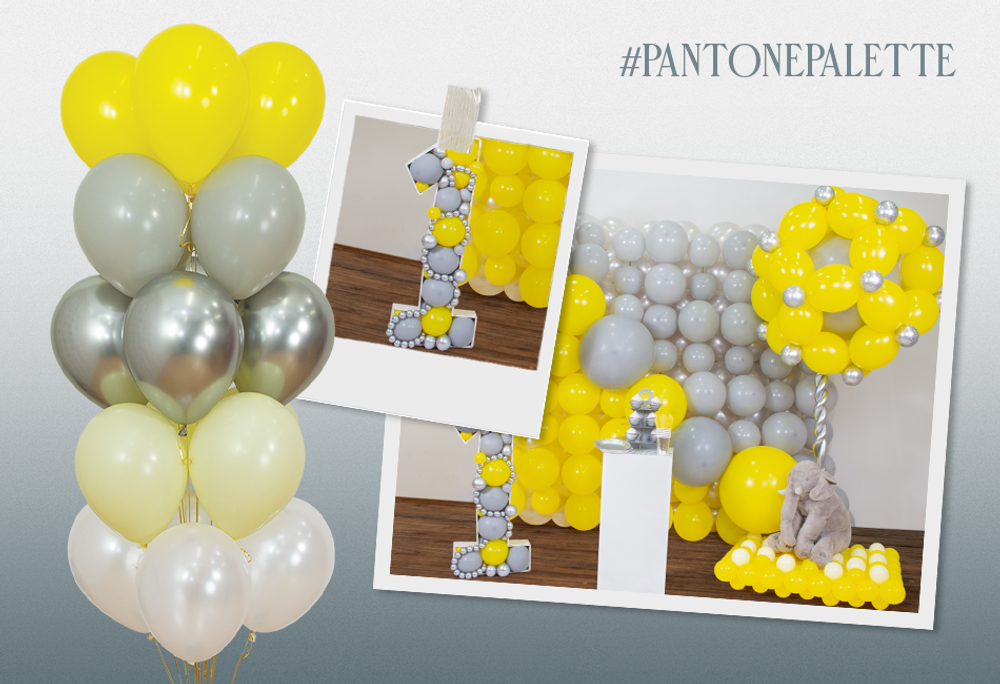 Шар (5"/13 см) Желтый (020), пастель 100 шт.