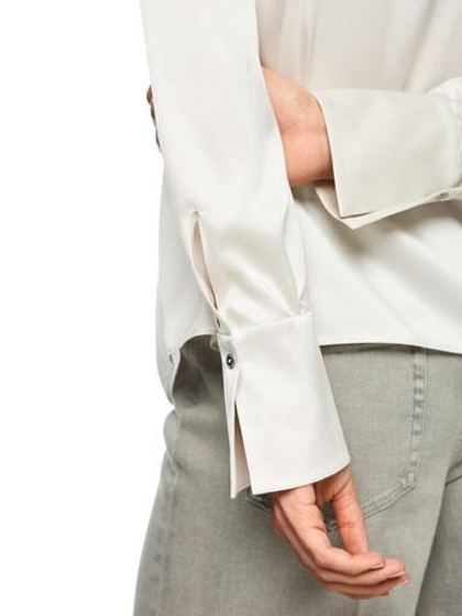 Marc Cain Блуза из шелка с рюшами