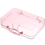 Шкатулка пластиковая «KiKi HAUS», чемоданчик, цвет розовый, 17.8*11.8*5см (в пакете)
