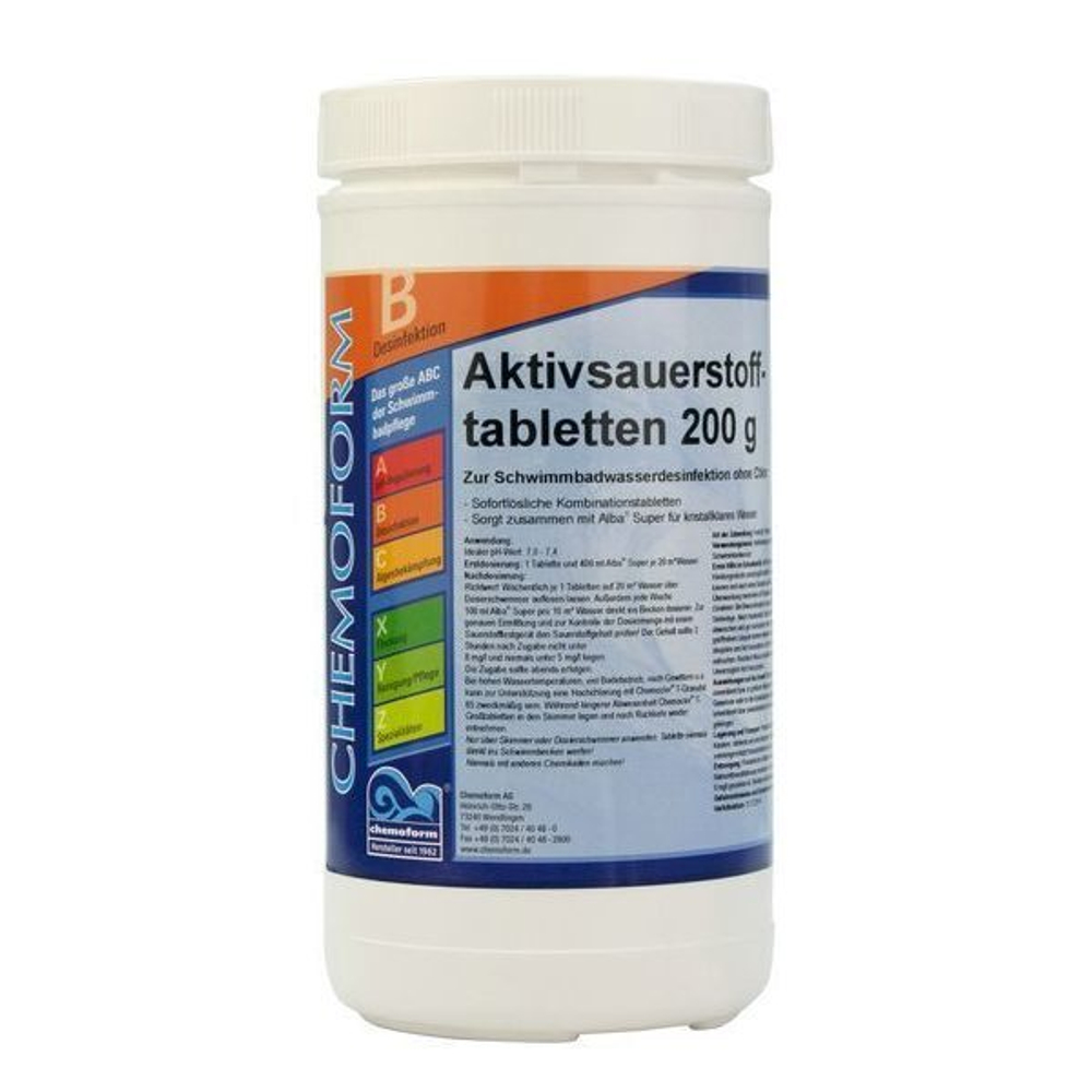 Аквабланк О2 Таблетки (200 г), 1 кг