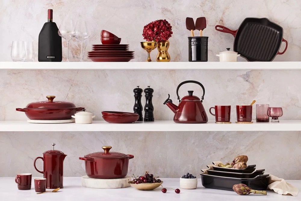 Le Creuset Кружка 400 мл для капучино гранат 70304409490002