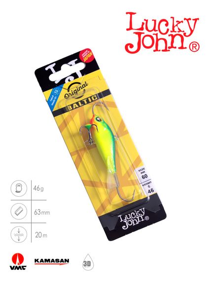 Балансир Lucky John BALTIC 6 с тр. 60мм/29 блистер