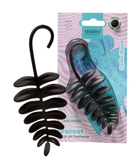 Аромадекор для автомобиля и дома FOREST FERN ЛИСТИК (кедр) в блистере, Mr&Mrs Fragrance