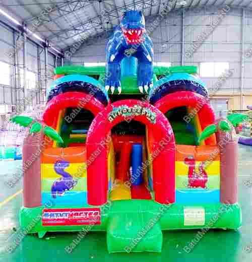 Надувной батут "Динозаврик" 6*5*5.5 м