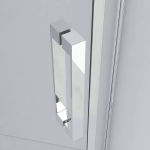 Душевой уголок Vincea Stresa VSP-1S100CLGM 100x100 стекло прозрачное/профиль вороненая сталь
