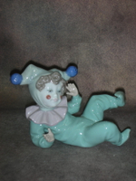 Статуэтка. Фарфор. Клоун Маленький шут упал. NAO. Испания