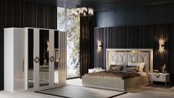 Коллекция “Анкара” фрезерованная сатин (c подъемным механизмом)