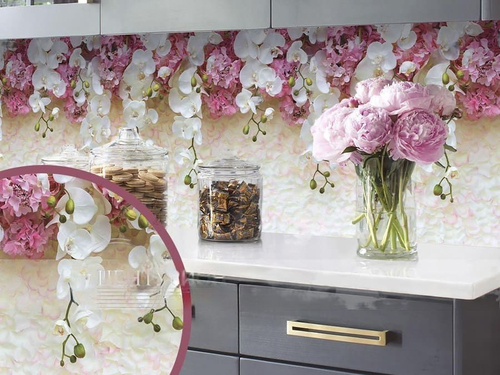 Кухонный фартук Цветущая орхидея (нежность) 3000х600 мм