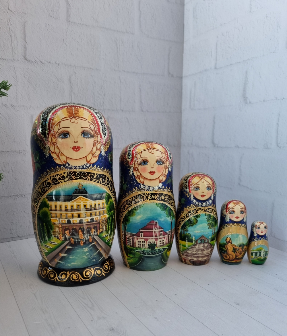 Матрёшка 5м 18см Петергоф