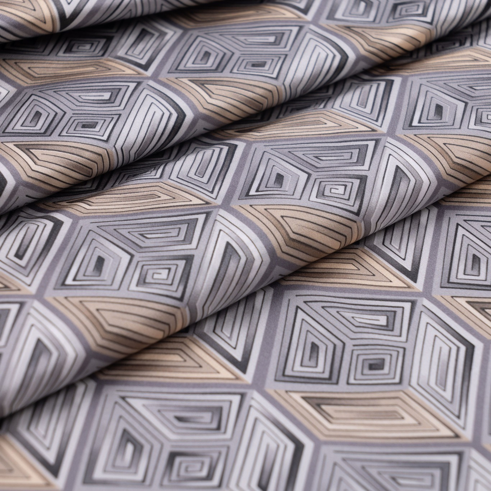 Наволочка 50х70 Mollen Дельта Невы серебристо-серая шелковая