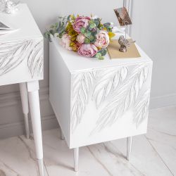 Тумба прикроватная Тропик Стайл Айс Сильвер правая