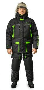 Костюм Селигер (кошачий глаз, зелено-черный) GRAYLING Новатекс