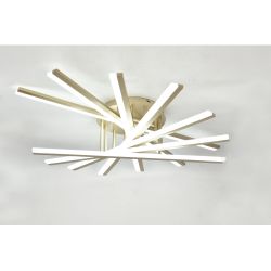 Светильник потолочный светодиодный Rivoli   6184-701 LED 120Вт 3000-6000К золотой с пультом