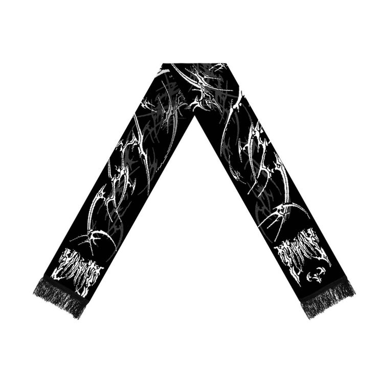 Шарф двусторонний ТАЙНА ДНК, черный