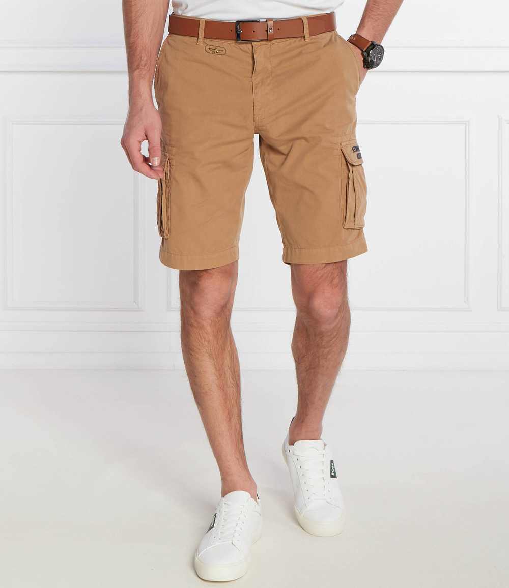 Шорты Aeronautica Militare - светло-коричневый(BE066CT1122)