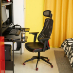 Игровой стол и стул - IKEA FREDDE/MATCHSPEL ИКЕА, 146х74/48х54 см, черный